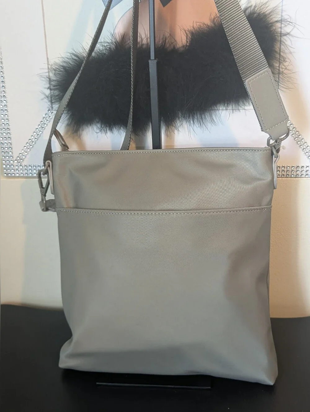 Antonio Melani Gray Crossbody Bag NWOT